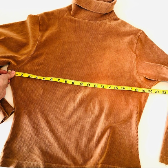 Woolrich Turtleneck Sweater Vintage Women’s M Pumpkin Rust Autumn, Soft … - Picture 6 of 11